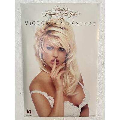 1997 â€œPLAYBOYâ€™S: PLAYMATE OF THE YEARâ€ VICTORIA SILVSTEDT POSTER