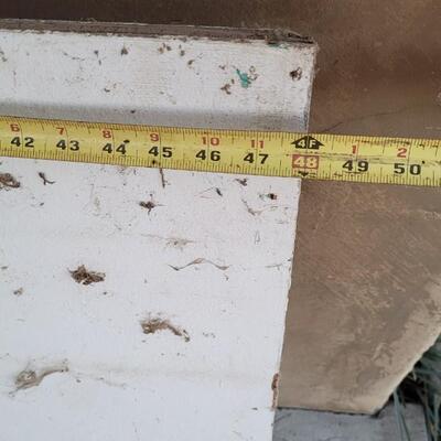 Lot 246: Vintage 34.5" x 48" Handpainted Wood Farmhouse HAY FOR SALE Sign 