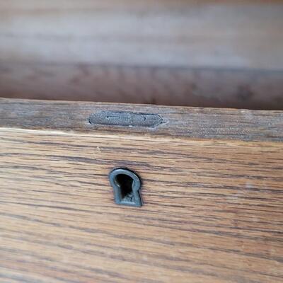 Lot 248: Vintage 4-Drawer Farmhouse Dresser 