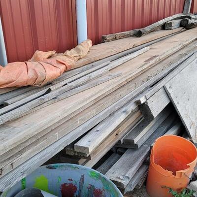 Lot 249: Huge Pile of Assorted Wood (Must take entire pile - no cherry picking)