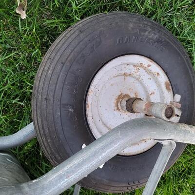 Lot 251: Vintage Metal TRALLFA Wheelbarrow 