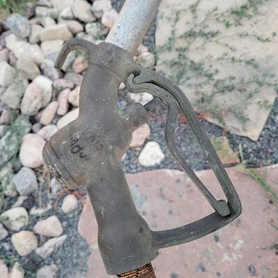 Lot 254: Vintage Diesel Gasoline Pump w/ Filter and 14 Foot Hose
