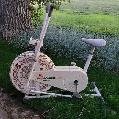 Lot 258: Vintage DP Air GoMeter Exercise Bike 