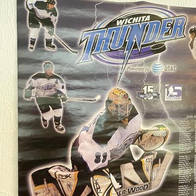WICHITA THUNDER 2006-2007 SCHEDULE POSTER