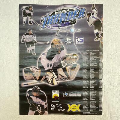 WICHITA THUNDER 2006-2007 SCHEDULE POSTER
