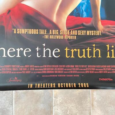 â€œWHERE THE TRUTH LIESâ€ MOVIE POSTER