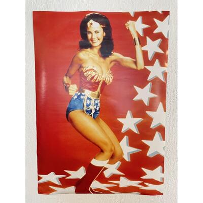â€œWONDER WOMANâ€ LYNDA CARTER POSTER