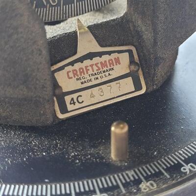Lot 263: Vintage CRAFTSMAN Surveying Tool w/ Tripod 