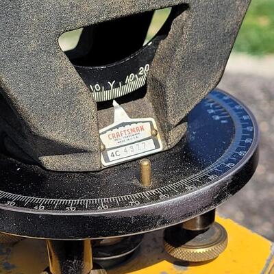 Lot 263: Vintage CRAFTSMAN Surveying Tool w/ Tripod 