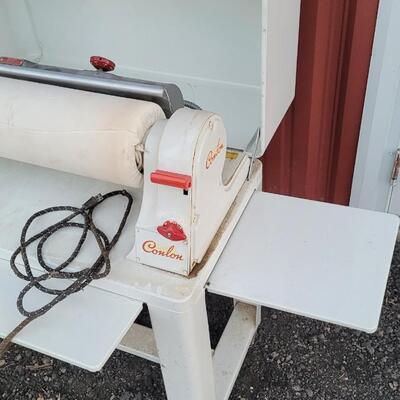 Lot 271: Antique CONLON Automated Ironing Board Machine 