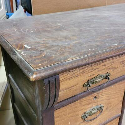 Lot 274: Antique Dresser (Needs TLC) 