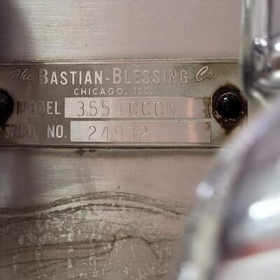 Lot 277: Vintage 1950's The BASTIAN BLESSING CO. Fountain Soda Machine Dispenser System Untested 