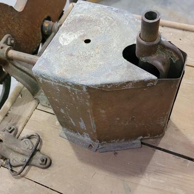Lot 284: Antique Vacuum Washer w/ Original Copper Tub and Wood Stand