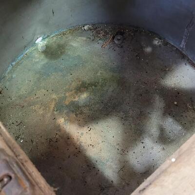 Lot 284: Antique Vacuum Washer w/ Original Copper Tub and Wood Stand