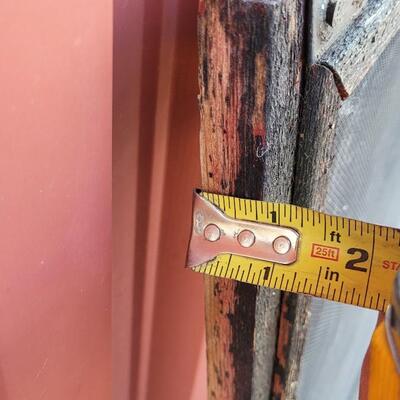 Lot 288: Vintage Farmhouse Window Screen Chippy Paint 