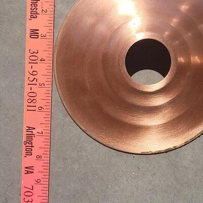 Lot 291: Copper Shade Hanging Lights #1