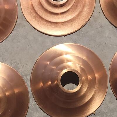 Lot 291: Copper Shade Hanging Lights #1