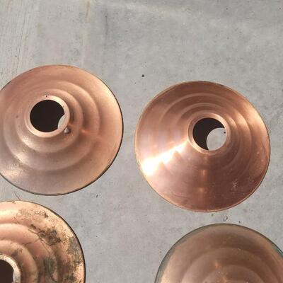 Lot 292: Copper Shade Hanging Lights #2