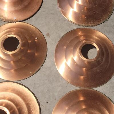 Lot 292: Copper Shade Hanging Lights #2