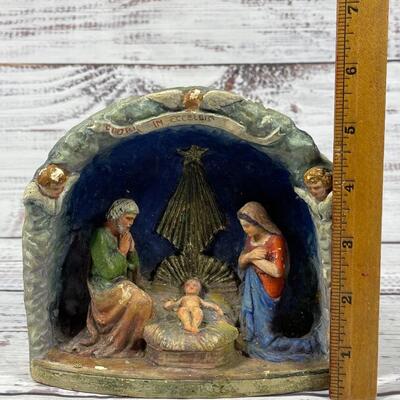Nativity Scene Statue Baby Jesus Christmas 