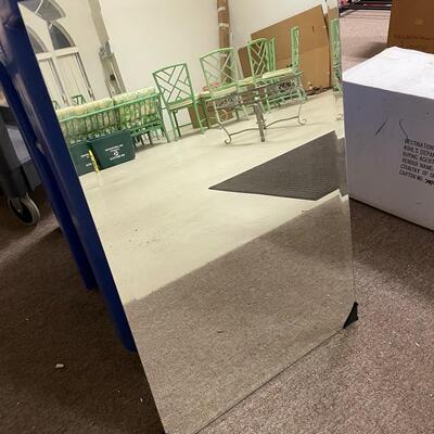 Lot 212  Frameless Wall Mirror