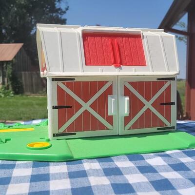 Lot 302: Vintage Fisher Price Barn