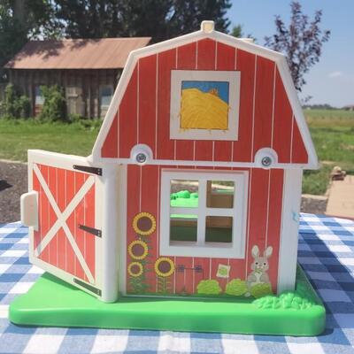 Lot 302: Vintage Fisher Price Barn