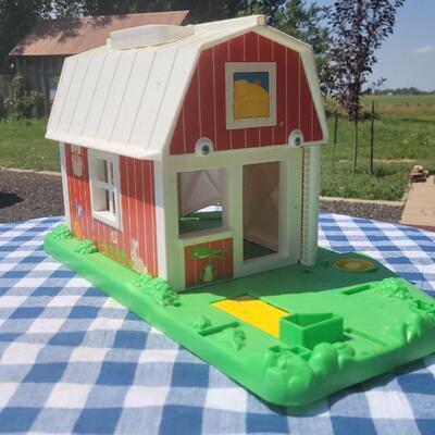 Lot 302: Vintage Fisher Price Barn
