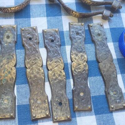 Lot 311: Vintage Brass Drawer Pulls & Hinges