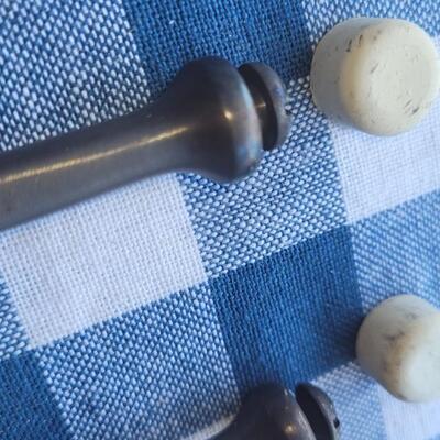 Lot 313: Brushed Door Stoppers