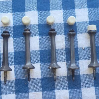 Lot 313: Brushed Door Stoppers