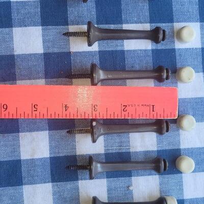 Lot 313: Brushed Door Stoppers