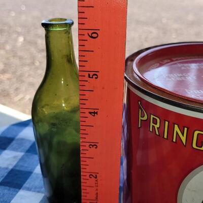 Lot 316: Vintage Tins & Bottle (Prince Albert Has Powder Inside)