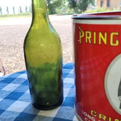 Lot 316: Vintage Tins & Bottle (Prince Albert Has Powder Inside)