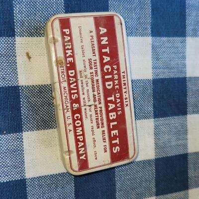 Lot 316: Vintage Tins & Bottle (Prince Albert Has Powder Inside)