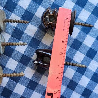 Lot 328: Vintagr Ceramic Insulators
