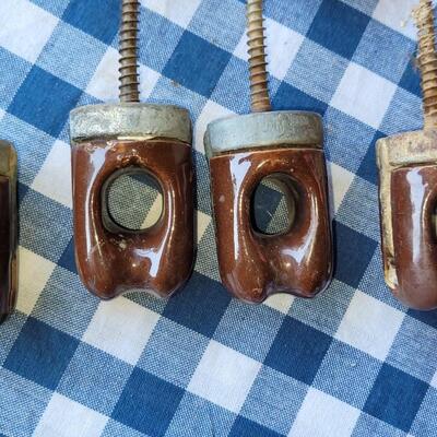 Lot 328: Vintagr Ceramic Insulators