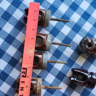 Lot 328: Vintagr Ceramic Insulators