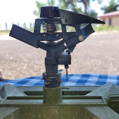 Lot 340: Green Plastic Rain Bird Sprinkler