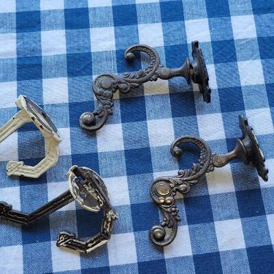Lot 343: Antique Decorative Hooks