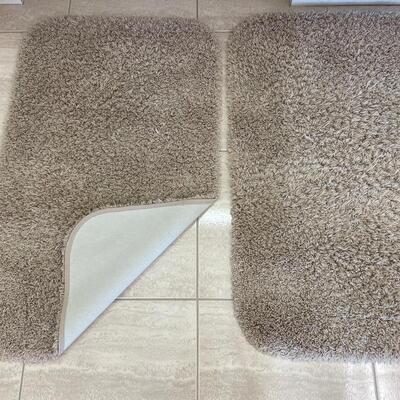 Lot 229  Beige Bathroom Rugs