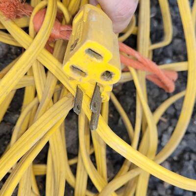 Lot 353: Yellow Extension Cord 