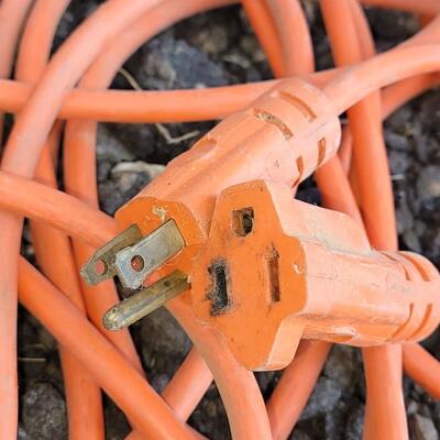 Lot 360: Orange Extension Cord 