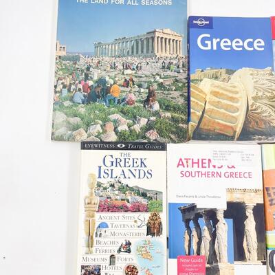 GREECE TRAVEL BOOK LOT