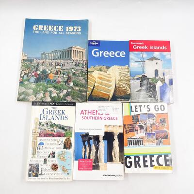GREECE TRAVEL BOOK LOT