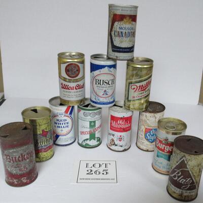 Lot of 30+ Year Old Beer Cans Mixed Lot
