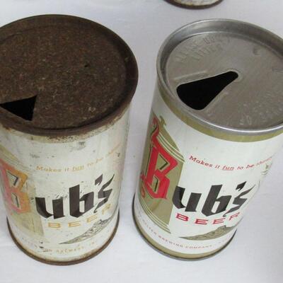 Lot of Misc Vintage Beer Cans 30+ Years Old Each, Flat Tops, More