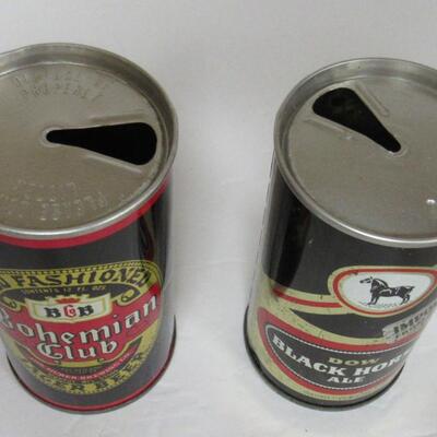 Lot of Misc Vintage Beer Cans 30+ Years Old Each, Flat Tops, More