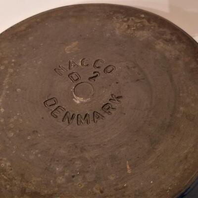 Lot #36  2 pcs Vintage Denmark Enamel Cookware