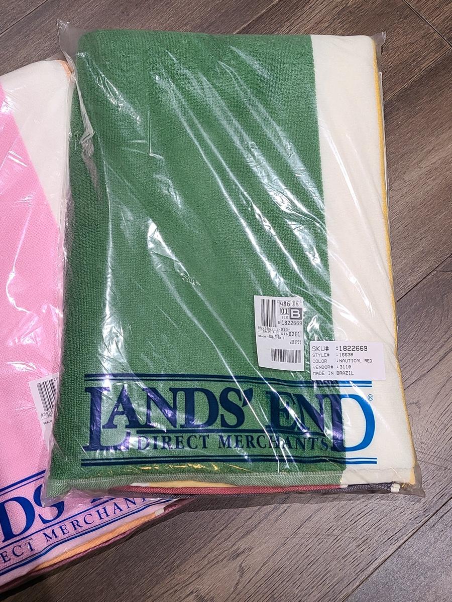 Lot 12 New Lands End Beach Towels.